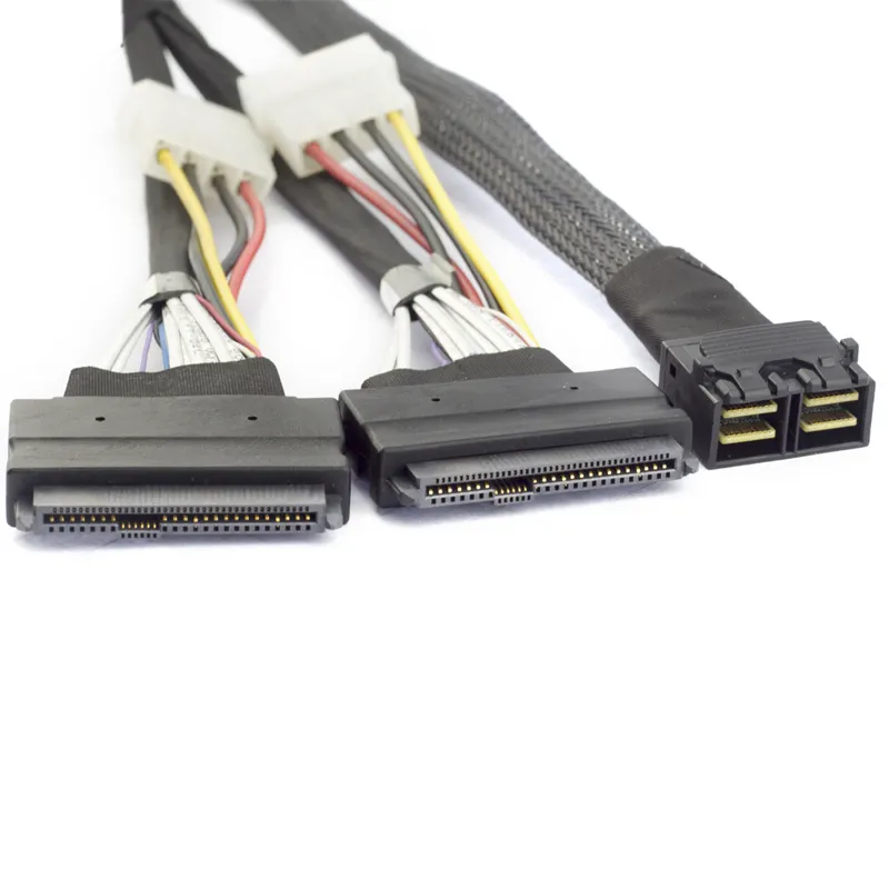 SFF-8643 8i To 2×SFF-8639 U.2 Breakout Cable