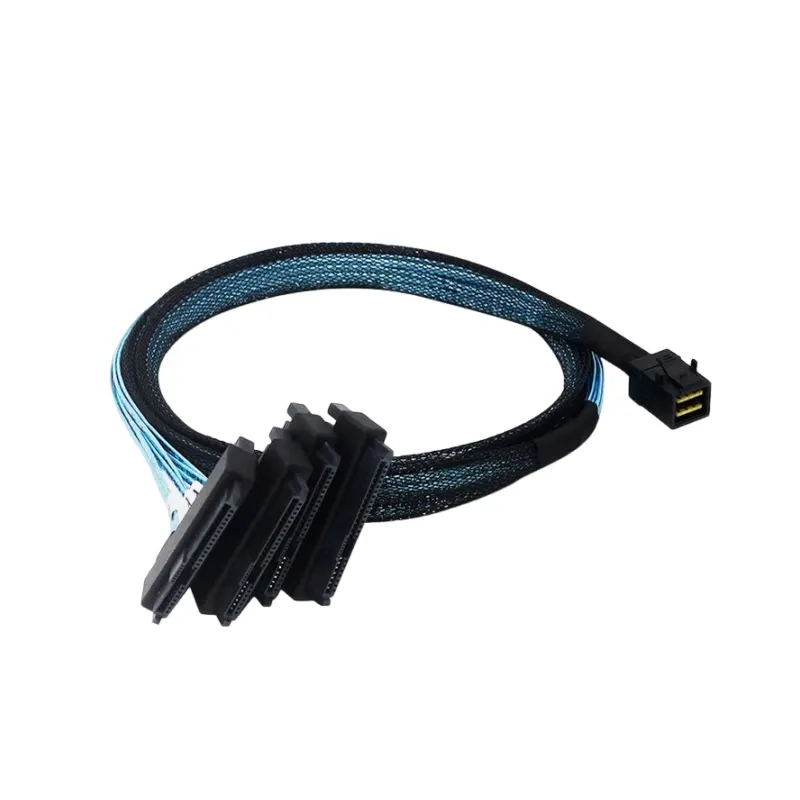 SFF-8643 To 4 SAS 1 to 4 Breakout Cable