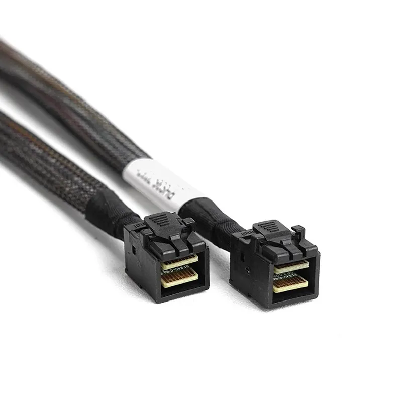 SFF-8643 To SFF-8643 Slim SAS Straight Cable