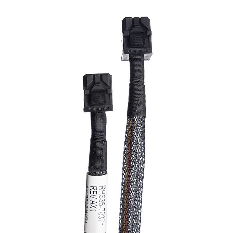 Slim SAS 8643 Straight Through Cable SFF-8643 To SFF-8643 Slim SAS Straight Cable