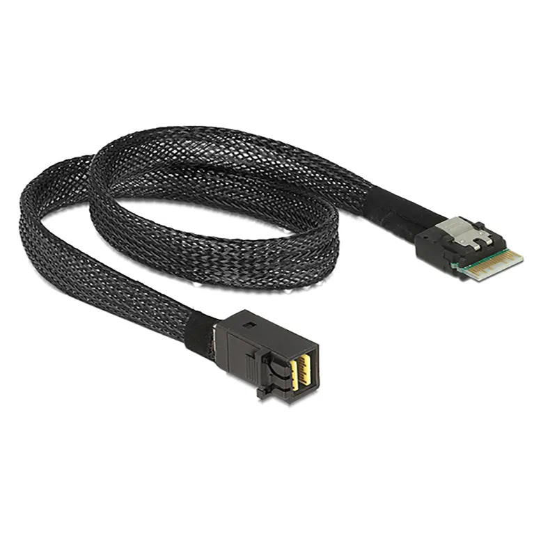 Slim SAS 8654 4i to 8643 Adapter Cable SFF-8654 4i To SFF-8643 SAS Conversion Cable