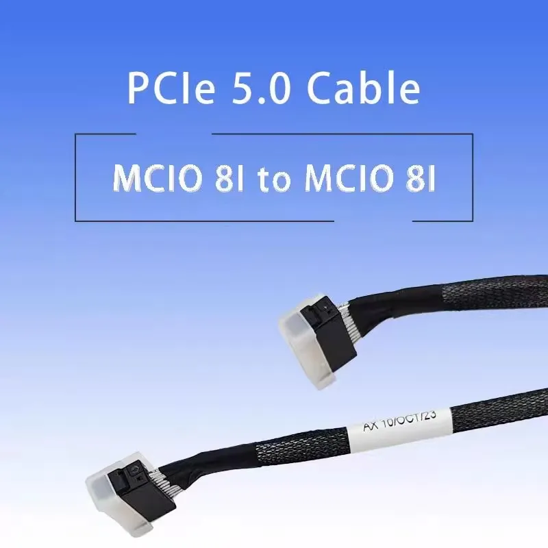 MCIO 8i Straight Through Cable MCIO 8i To MCIO 8i Straight Interconnect Cable