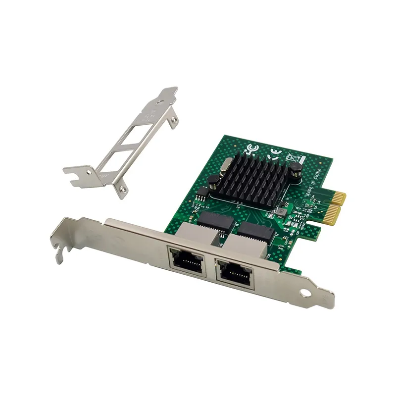 PCIe x1 DUAL RJ45 NIC Broadcom BCM5720