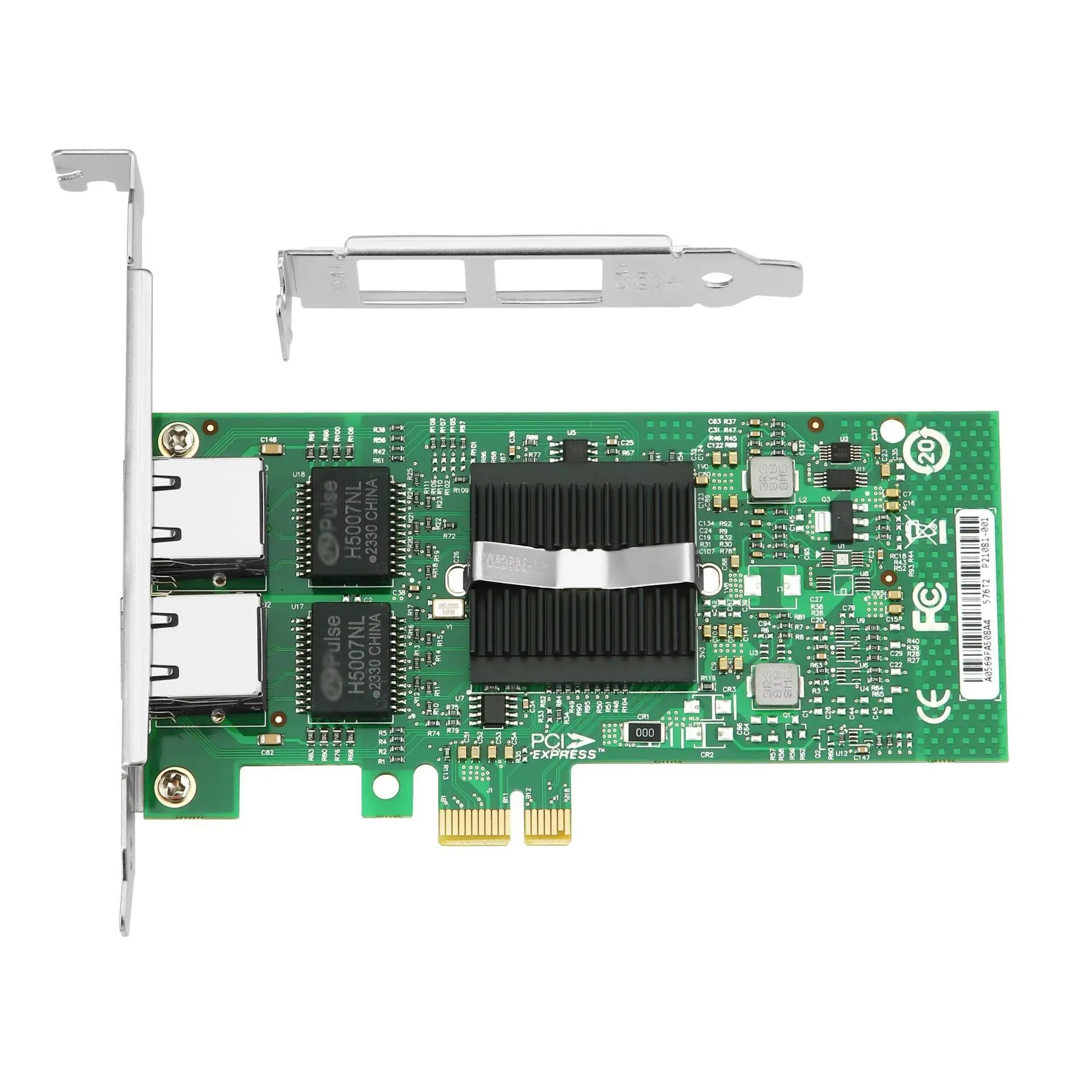 PCI-E X1 DUAL SFP NIC Intel 82576