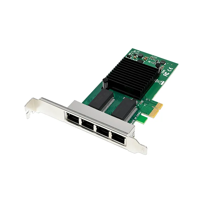PCI-E X1 QUAD RJ45 NIC Intel I350-T4
