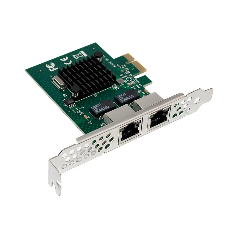 PCIe x1 DUAL RJ45 NIC Broadcom BCM5720