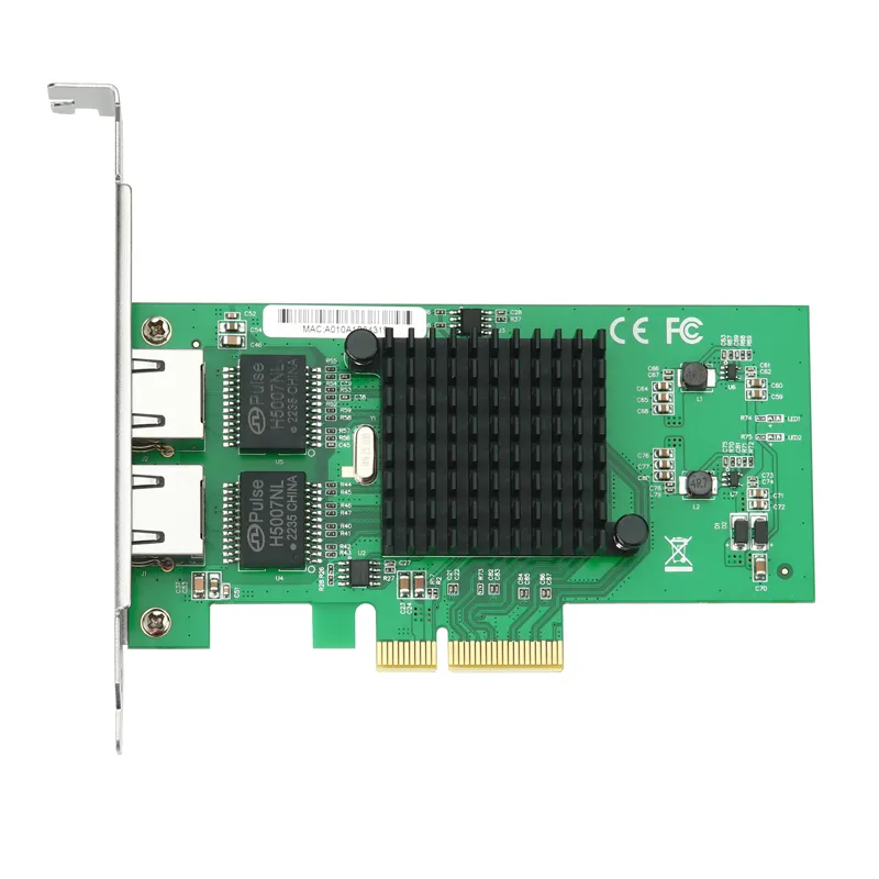 PCI-E X4 DUAL RJ45 NIC Intel 82576