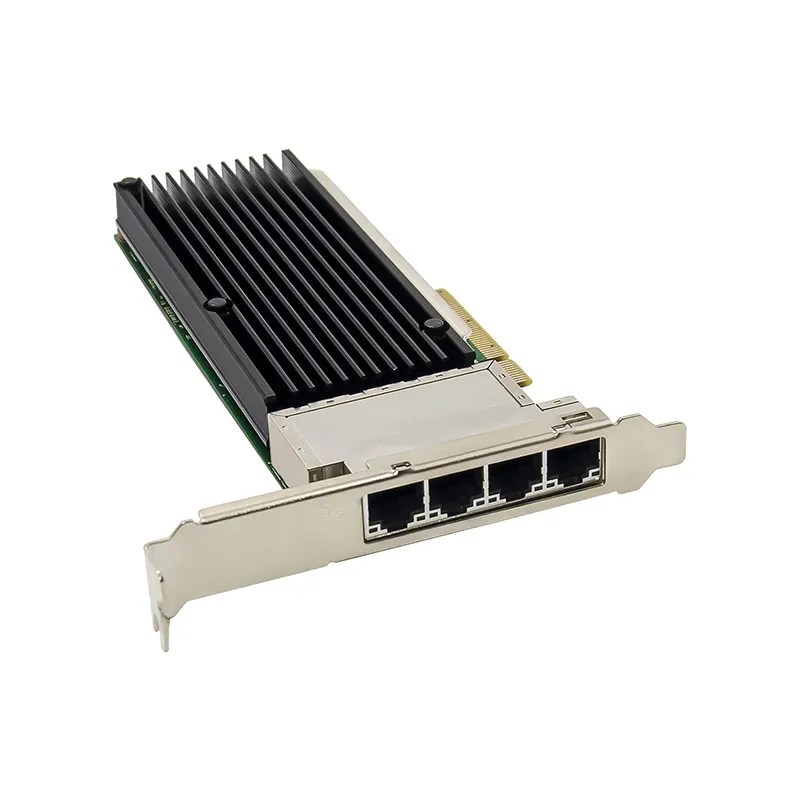 PCI-E X8 QUAD RJ45 NIC Intel X710-T4