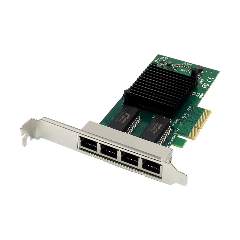 PCI-E X4 QUAD RJ45 NIC Intel I350-AM4