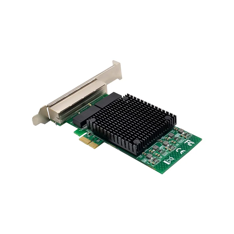 PCI-E X1 QUAD RJ45 NIC Intel 82571