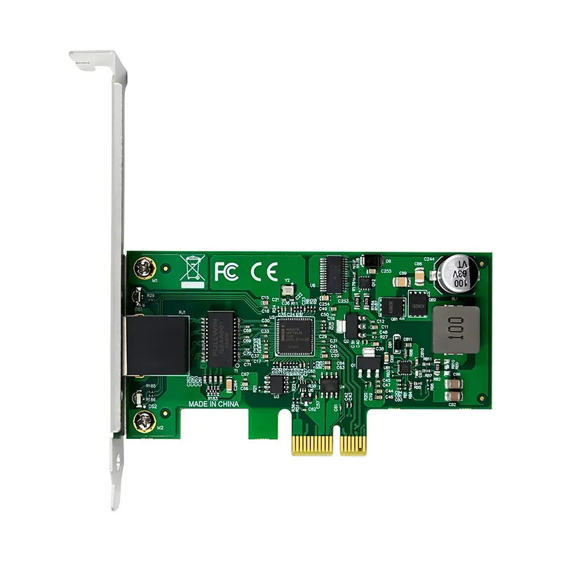 PCIe x1 SINGLE POE RJ45 NIC WG82574L