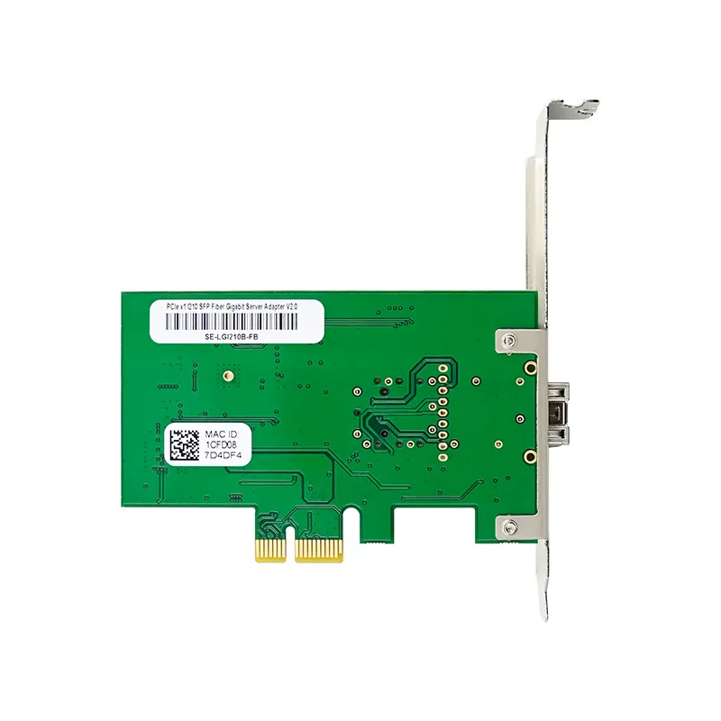 PCIe x1 SINGLE SFP NIC Intel I210-F1