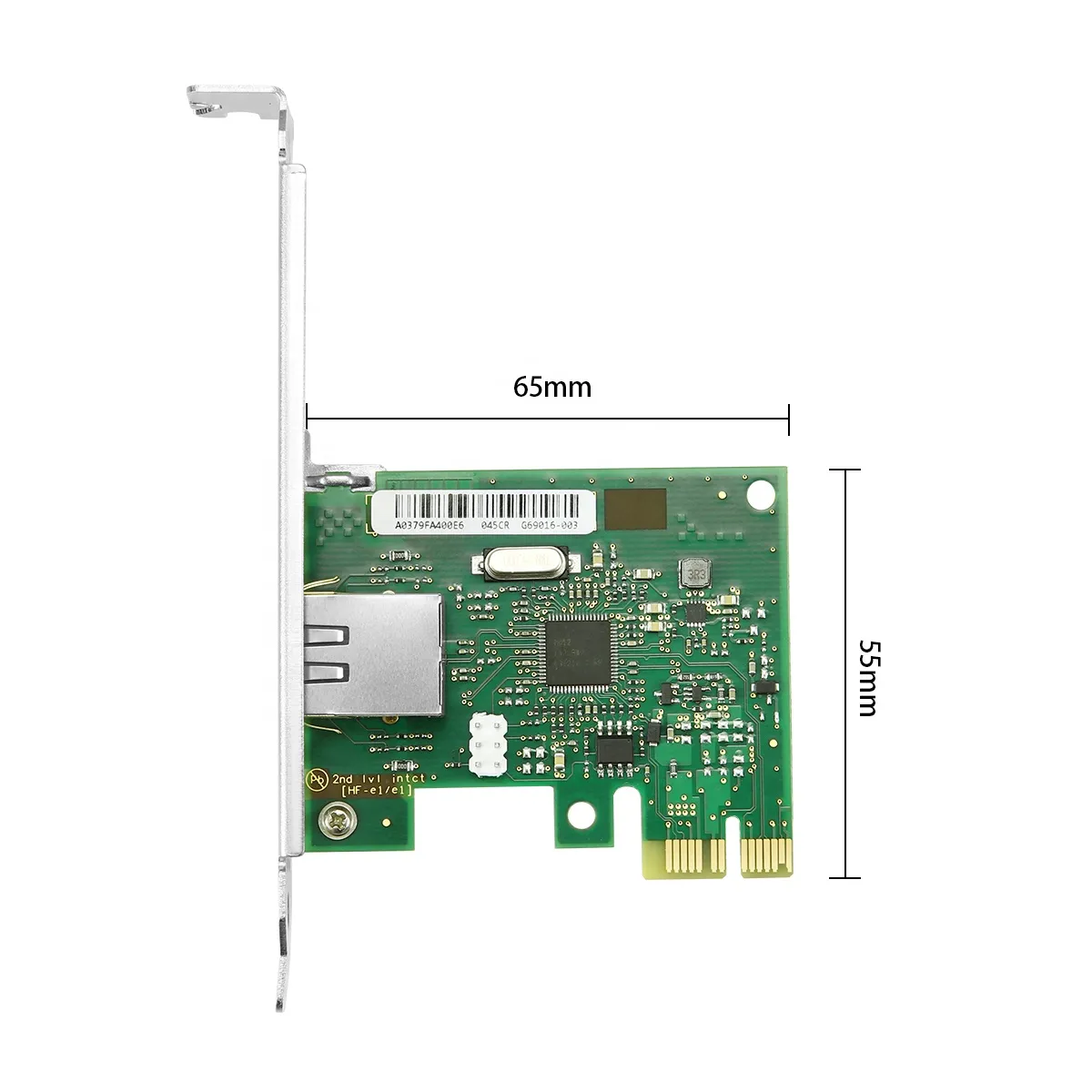 PCI-E X1 SINGLE RJ45 NIC Intel I210-T1