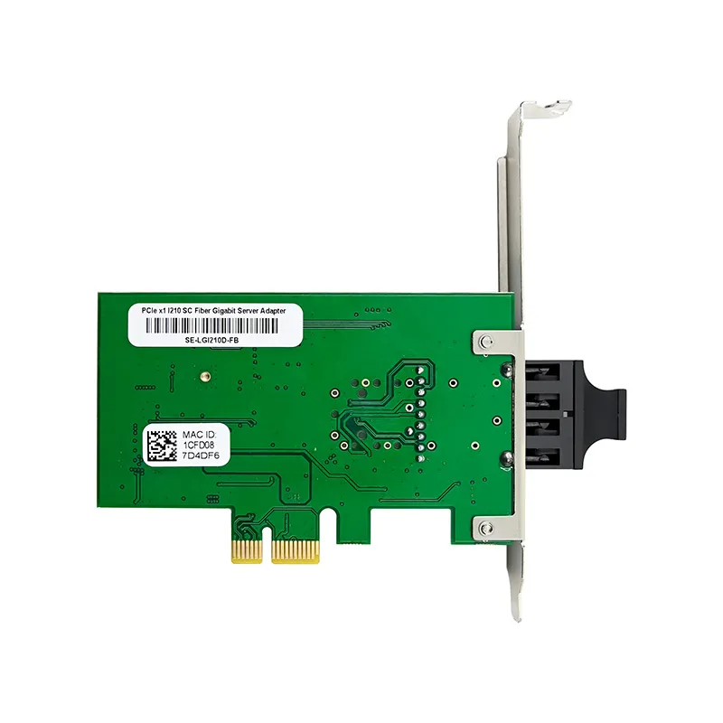 PCI-E X1 SINGLE SC FIBER NIC Intel I210-F1