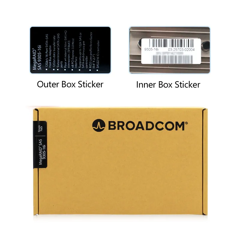 PCIe 3.0 x8 SAS/SATA HBA CARD Broadcom LSI 9305-16i