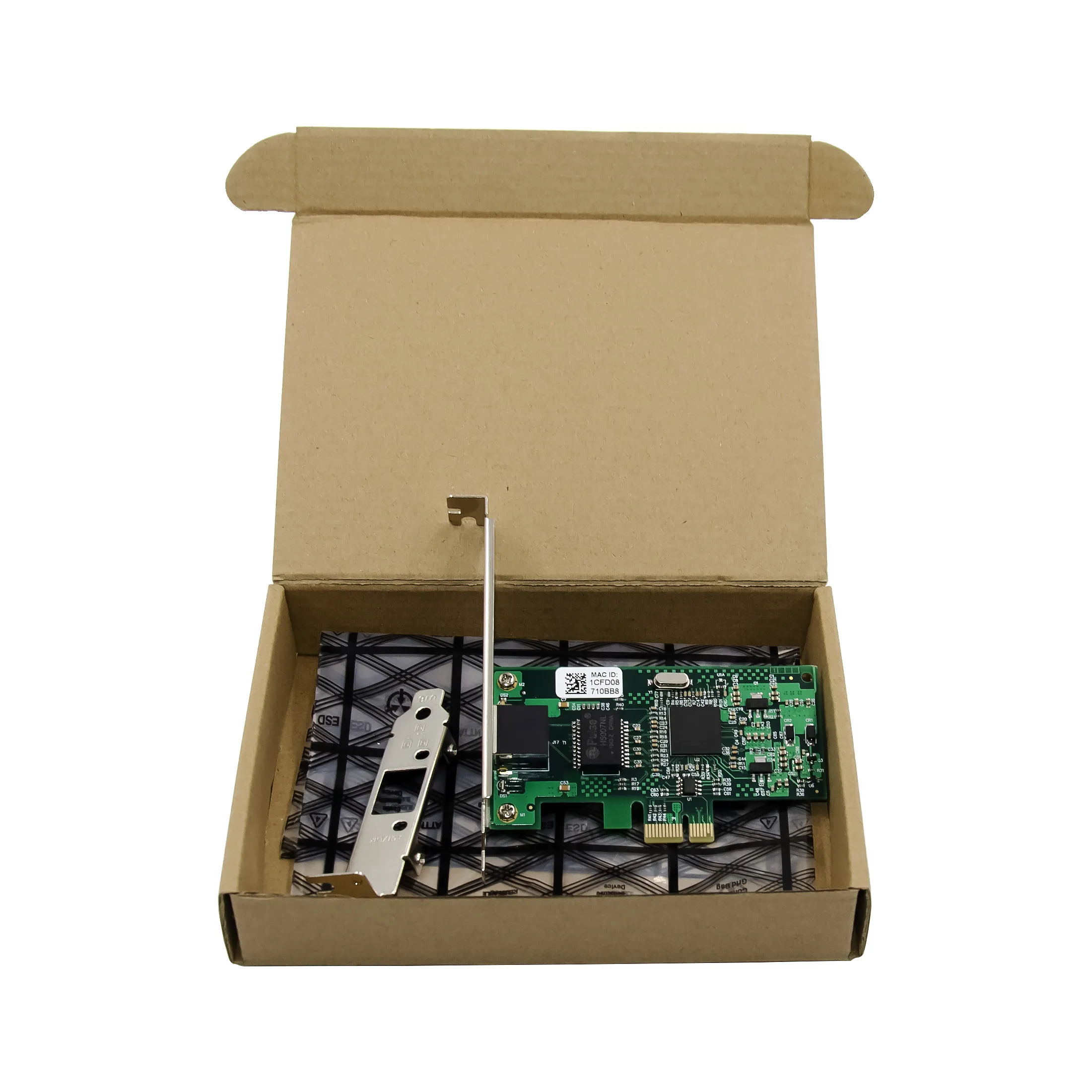 PCI-E X1 SINGLE RJ45 NIC Intel 82573