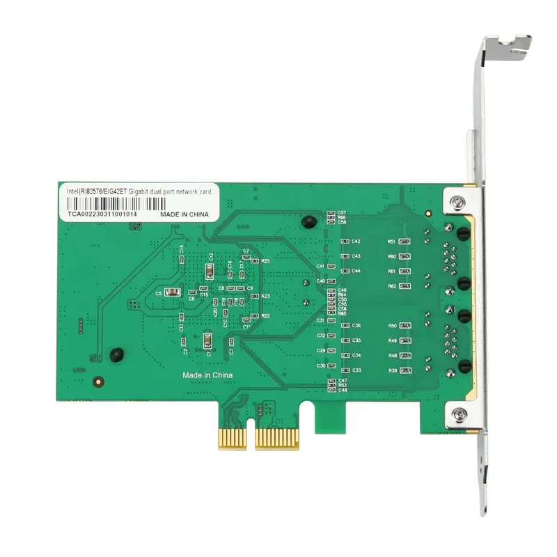 PCI-E X1 DUAL RJ45 NIC Intel 82575 compatible