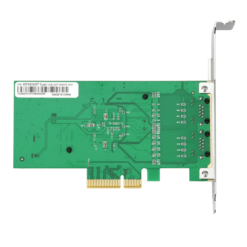 PCI-E X4 DUAL RJ45 NIC Intel 82576
