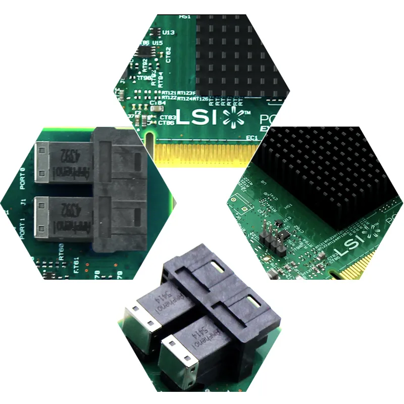 PCIe 3.0 x8 SAS/SATA HBA CARD LSI 9300-8i
