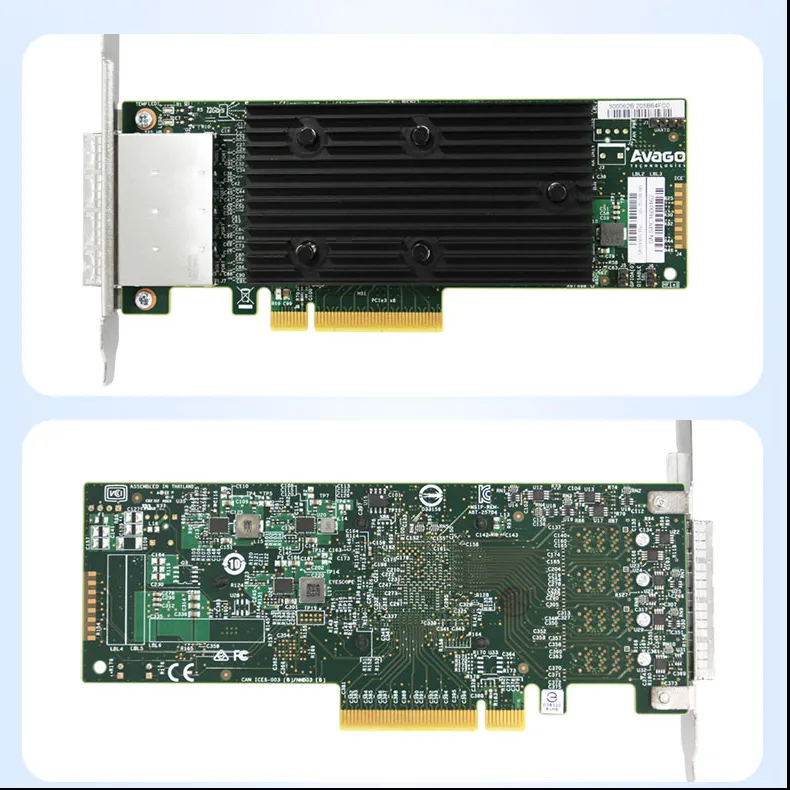 PCIe 3.0 x8 External SAS/SATA HBA Broadcom LSI 9305-16e