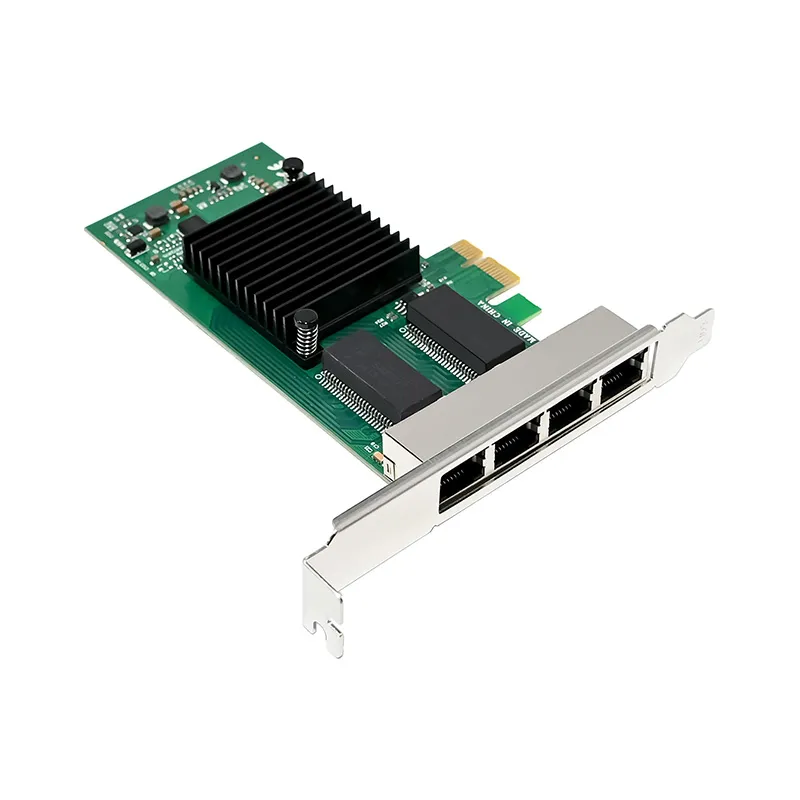 PCI-E X1 QUAD RJ45 NIC Intel I350-T4