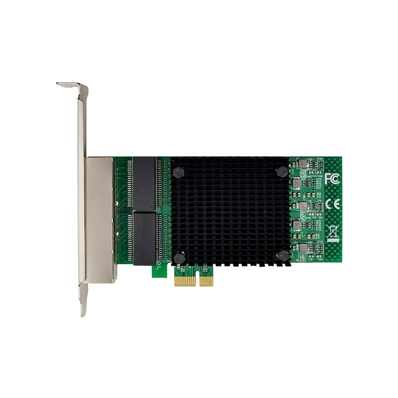 PCI-E X1 QUAD RJ45 NIC Intel 82571