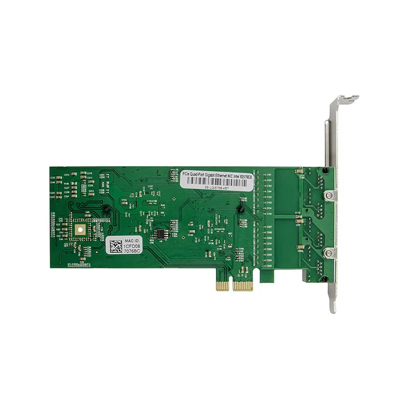 PCI-E X1 QUAD RJ45 NIC Intel 82575-T4