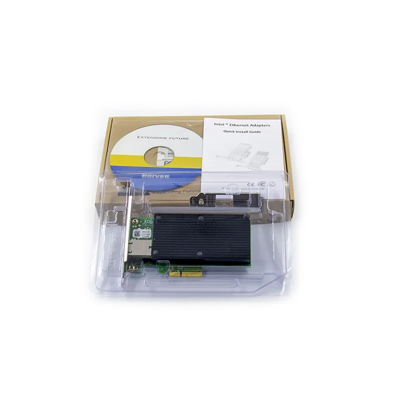 PCI-E X4 SINGLE RJ45 NIC Intel X550-T1