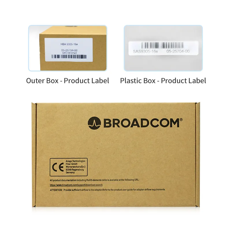 PCIe 3.0 x8 External SAS/SATA HBA Broadcom LSI 9305-16e