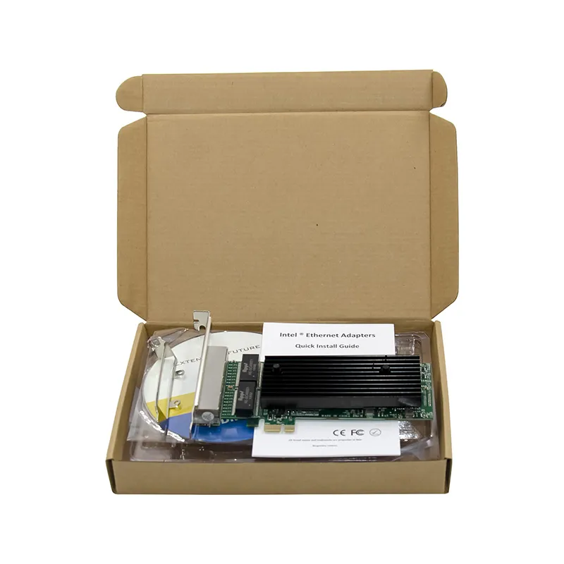 PCI-E X1 QUAD RJ45 NIC Intel 82575-T4