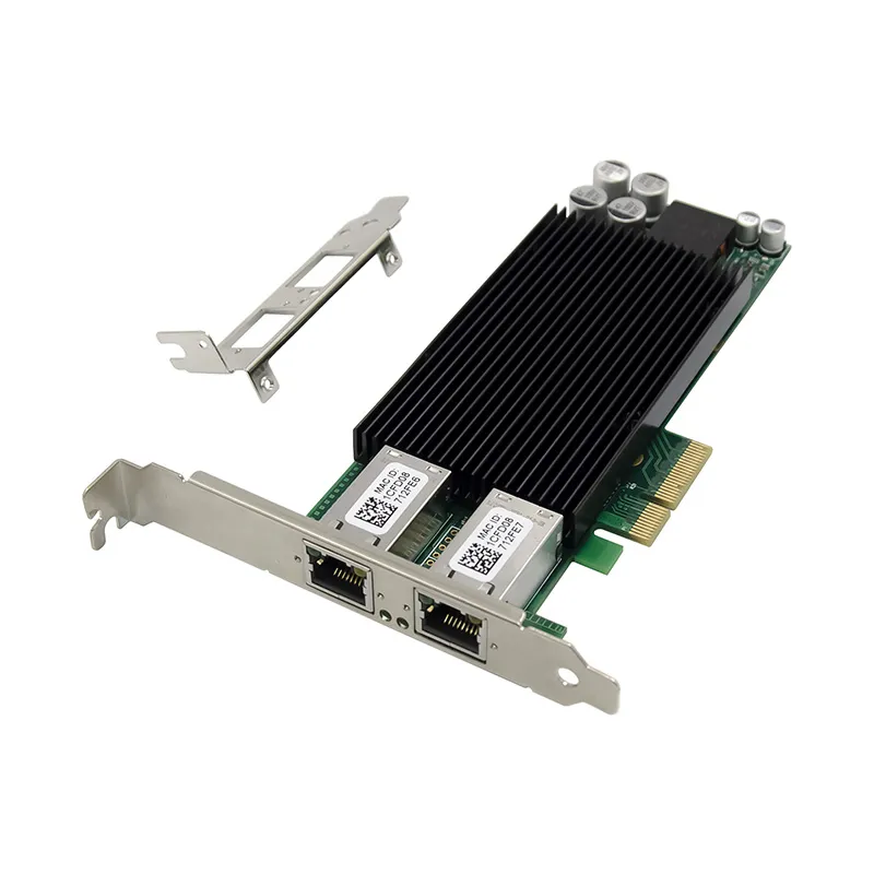 PCI-E X4 DUAL POE RJ45 NIC Intel 82576 PoE